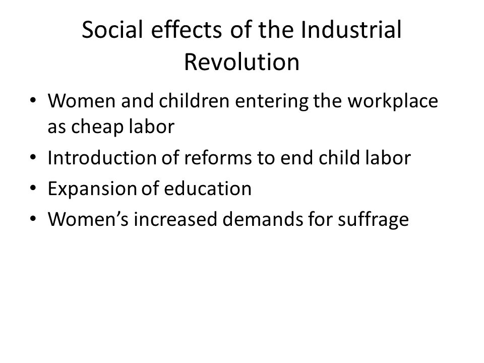 The Industrial Revolutions effect on Women Essay Sample